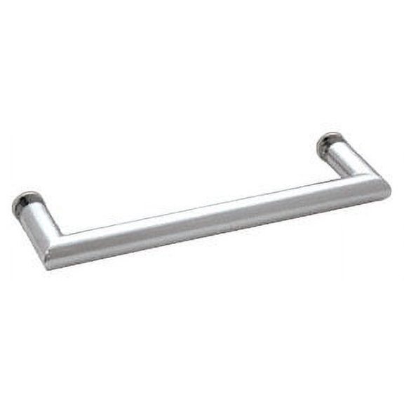 CRL MT18CH Polished Chrome 18" MT Series Round Tubing Mitered Corner Single-Sided Towel Bar