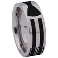 thumbnail image 3 of Bowtie Tungsten Carbide Ring, 3 of 6