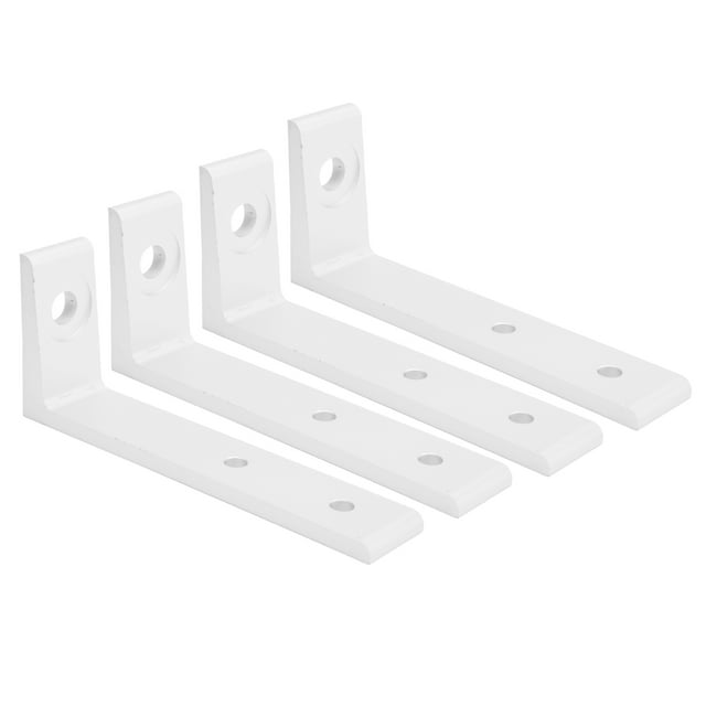 Soporte de esquina, 4 soportes de esquina Soporte de ángulo recto de aluminio Soporte de ángulo recto Estética elegante Jadeshay A