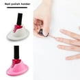 thumbnail image 2 of dianhelloya Nail Polish Bottle Holder Non-slip Plastic Nail Art Varnish Bottle Holder Anti-Spill Gel Nail Polish Display Stand Manicure Supplies for Home Use Nail Salon Pink, 2 of 8