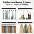 thumbnail image 4 of Topekada 2 Pack Belt and Tie Hanger for Closet,28 Hooks Wooden Belt Holder for Closet,360 Degree Rotating Tie Organizer,Belt and Tie Rack Space Saving, 4 of 8