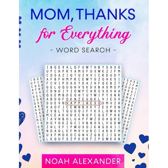 Mom, Thanks for Everything Word Search, (Paperback)
