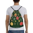 thumbnail image 2 of Bingfone Christmas Drawstrings Backpacks Bags For Men Women Gym Drawstrings Bag, 2 of 9