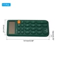 thumbnail image 2 of Uxcell Dual Function Timer Calculator with Large 8 Digit LCD Display Battery Powered, Green, 2 of 5