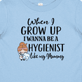 thumbnail image 4 of Inktastic Future Dental Hygienist Like Mommy Girls Baby T-Shirt, 4 of 5