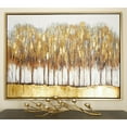 thumbnail image 2 of 47" x 36" Tree Framed Wall Art with Gold Frame, by DecMode, 2 of 7