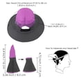 thumbnail image 3 of Women Wide Bucket Sun Hat UPF 50+ Outdoor Fishing Hiking Garden Protection Hat, 3 of 8