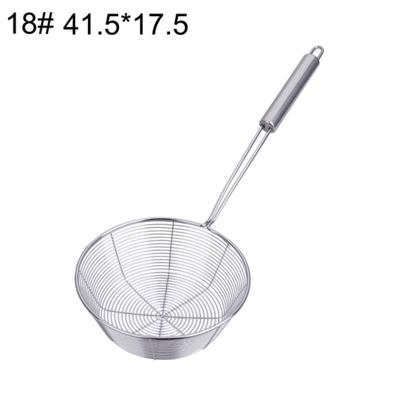 Fusipu Stainless Steel Mesh Strainer Spoon Frying Oil Colander Cookware Kitchen Tool