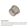 thumbnail image 4 of Uxcell Flanged Sleeve Bearings Plastic Bushings Nylon Bushings, Grey 9.1x11x8mm 4Pcs, 4 of 5