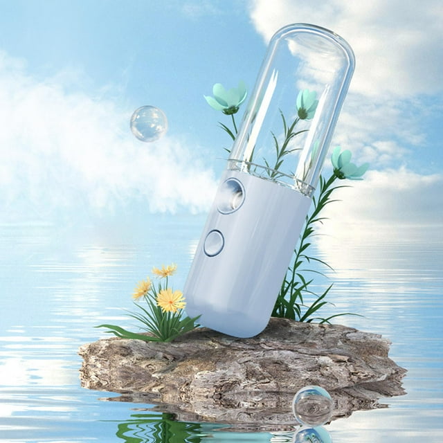 Nano Facial avec Vibration Haute Fréquence, Batterie Lithium Intégrée 150mAh, Excellent Matériau ABS, Capacité du Réservoir 50ml, Visage Portable pour Soins de la Peau
