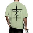 thumbnail image 7 of adaychics Christian Tshirts Men Crew Neck Cross Print Summer Short Sleeve Religious Cotton T Shirts for Party Daily, 7 of 7