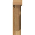 thumbnail image 2 of Ekena Millwork 4"W x 16"D x 16"H Traditional Block Rough Sawn Bracket w/ Offset Brace, Western Red Cedar, 2 of 25