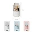 thumbnail image 3 of SkyAuks Makeup Brush Holder, 5 Slot Dismountable Center Divider Brush Holder with Lid, White, 3 of 7