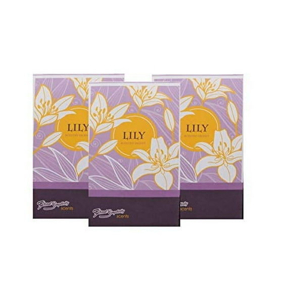 FloralSimplicity Lily Scented Sachets Pack of 3