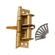 thumbnail image 1 of Bisagra de puerta de cierre automático, resistente, con tornillos, herrajes ajustables automáticos Amarillo, 1 of 7