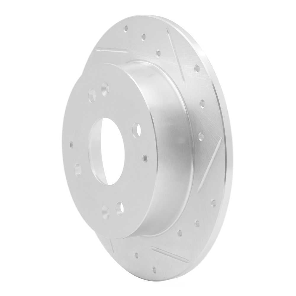 Dynamic Friction Company 631-59025R DFC Brake Rotor - Drilled And Slotted - Silver