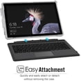 thumbnail image 2 of KOMI Étui Compatible avec Microsoft Surface Pro 7 Plus/Pro7/Pro 6/Pro 5/Pro 2017/Pro 4/Pro LTE, Étui de Protection Tout-en-un Robuste avec Porte-Stylo et Sangle de Main, Compatible avec Clavier Type Cover, Gris Argenté, 2 of 5