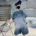 thumbnail image 4 of Traje de verano para niños, ropa de manga corta de estilo informal a la moda, ropa deportiva de moda para niños 2024, 4 of 5