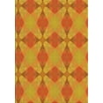 thumbnail image 1 of Ahgly Company Indoor Rectangle Patterned Orange Red Novelty Area Rugs, 6' x 9', 1 of 6