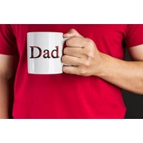 Hey You, Love 11 oz. Men's "Dad" Father Mug in Buffalo Plaid