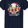 thumbnail image 3 of Garfield - Santa Garfield with Presents Christmas - Men's Short Sleeve Graphic T-Shirt, 3 of 5