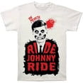 thumbnail image 1 of Misfits Rock Band Pattern T-Shirt Men's Black Casual Crew Neck Short Sleeve One Misfits Ride Johnny Ride Pattern T-Shirt W4 4XL, 1 of 5