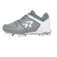 thumbnail image 2 of Ringor Flite Women's Softball Cleats Charcoal | White Size 8.5, 2 of 3