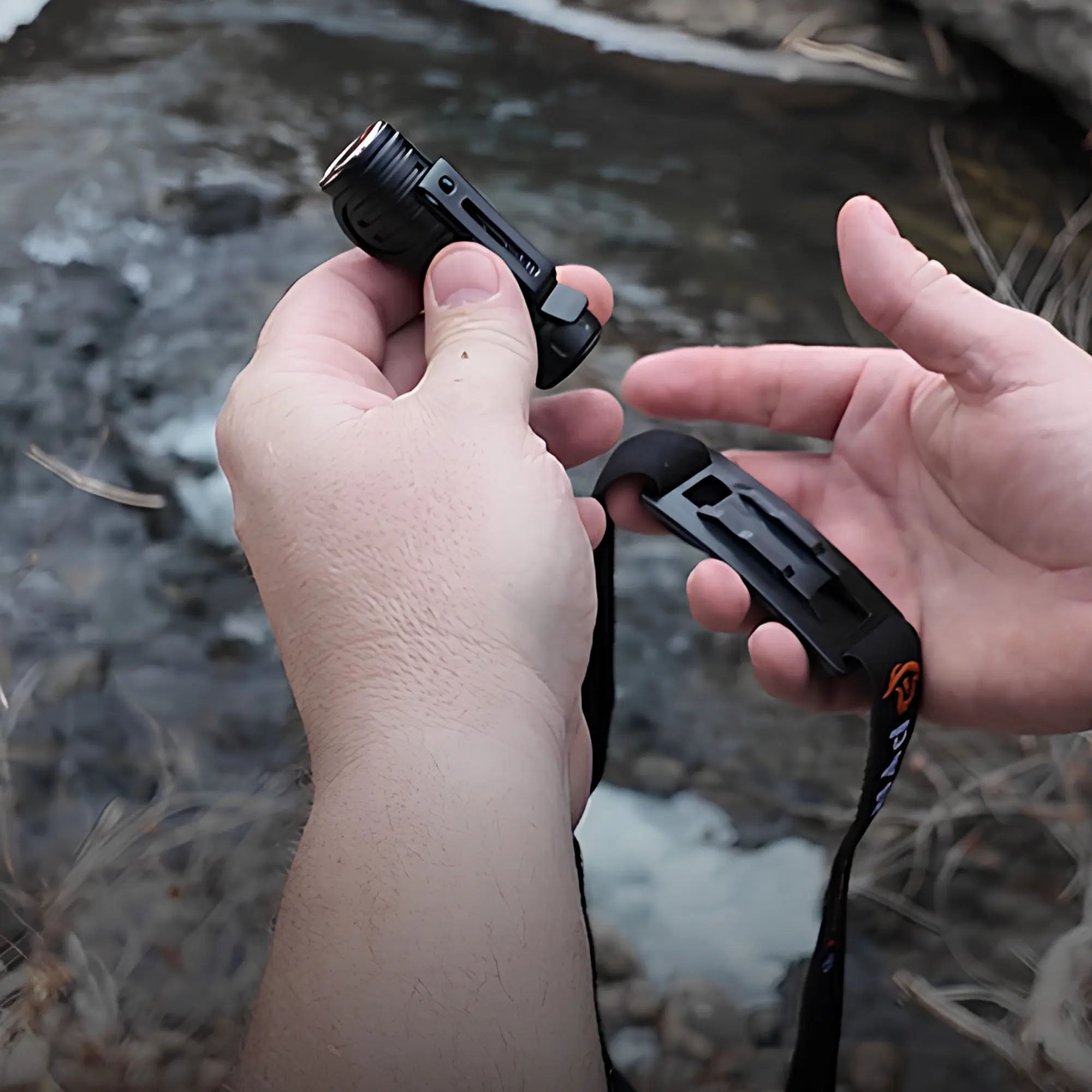 Pyro Putty Firefly Headlamp with Replaceable/Rechargeable Battery