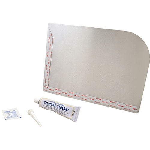 Mavrik Right Hand Sink Splash Guard Kit 12" H x 15" D