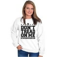 thumbnail image 4 of US Army Gadsden Flag Slogan Saying Unisex Plus Fleece Graphic Sweatshirt Brisco Brands 4X, 4 of 5