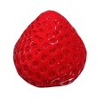 thumbnail image 3 of Lindo Recinto Fresa Toy Kawaii Squishies PVC Sensory Stress Alivio () Rojo, 3 of 5