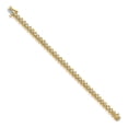 thumbnail image 4 of Auriga Fine Jewelry 14K Yellow Gold AA Diamond Tennis Bracelet 7inch for Women, 4 of 6