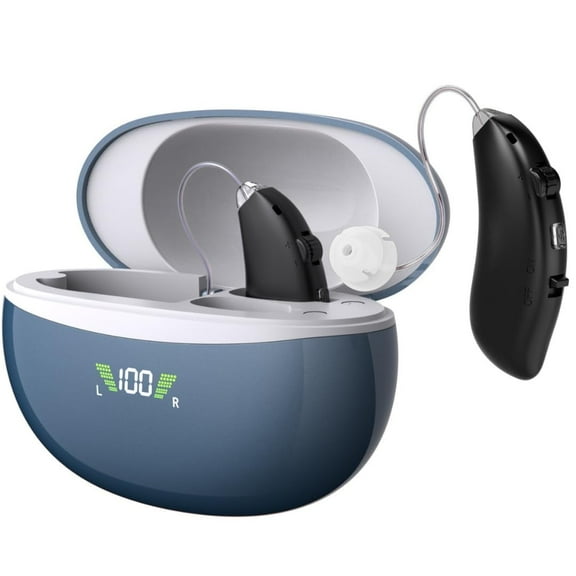 Clarity Audiology Rechargeable Noise Cancelling Charging Case for Seniors