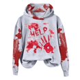 thumbnail image 4 of WEAIXIMIUNG Sweat-Shirt Camouflage pour Femmes Imprimé Décontracté Ample à Capuche, 4 of 4