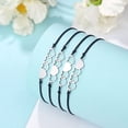 thumbnail image 6 of 2/3/4/5 Pcs Matching Heart Distance Bracelets Friendship Gift for Sisters Best Friends Bestie Girls Women, 6 of 12