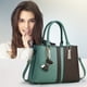 thumbnail image 1 of pstuiky Bolso tote para mujer, bolso de mano de gran capacidad, de piel suave, elegante, con diseño patchwork y múltiples capas., 1 of 6