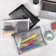 thumbnail image 4 of Bolsa de malla de nailon con cremallera Sinzip para la oficina de la escuela de cosmética, 4 of 7
