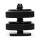 thumbnail image 2 of Adaptador de tornillo para trípode de 4 piezas de 1/4 de pulgada a 20, zapata de flash para cámaras Canon, Nikon y DSLR., 2 of 5