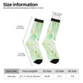 thumbnail image 2 of Honeii Green And Gold Abstract Marble Print Adult Socks,Crew Socks,Casual Calf Socks,Daily Wear Socks for Men & Women, Perfect for Sports, Casual and Everyday Use, 2 of 6