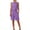 Purple, variant on PRINxy Women's Casual 2 Piece Set Sleeveless Round Neck Linen Crop Top High Waist Bermuda Shorts with Side Pockets Summer Daily Outfit Mint Green XL