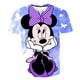 thumbnail image 1 of Disney Mickey Minnie niñas camisetas verano Harajuku niño niñas Mickey Minnie camiseta dibujos animados lindo cuello redondo niños divertida camiseta 4-146T Gao Jinjia LED, 1 of 1
