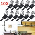 thumbnail image 2 of Organizador de cables USB autoadhesivo, Clips de mesa ajustables, Coche y Casa de alambre para bobinadora, 5/10/20 piezas, 2 of 4