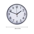 thumbnail image 4 of Living Room Silent Wall Clock 8 Inch Battery Operated Wall Clock for Living Room Home Bedroom Kitchen, 4 of 6