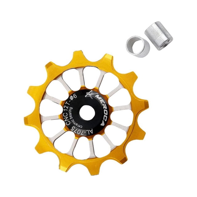 keepw Roue de Réduction de Friction de Dérailleur Arrière en Alliage d'Aluminium pour Montage Pratique
