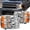 Chrome Amber, variant on For 2007-2013 Chevy Silverado 1500 2500 HD Chrome Housing Headlights Left+Right