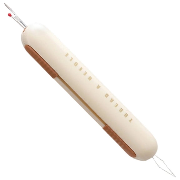 vlrwzc 2 in 1 Sewing Needle Threader Retractable Seam Ripper Clothes Tag Remover for Knitting Cross Stitch Embroidery Supplies