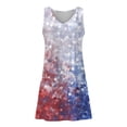thumbnail image 3 of WILLBEST Vestido Lino Vestidos De Mujer Casual Verano Estilo De Día Independiente Faldas De Playa Vestidos Sueltos Con Cuello En V Sin Mangas Trajes De Baño Cubre Ups Con Bolsillos, 3 of 3