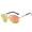 Golden, Silver, variant on Design Italia Men's Aluminum Magnesium Polarized Sunglasses (Black, Ebony)