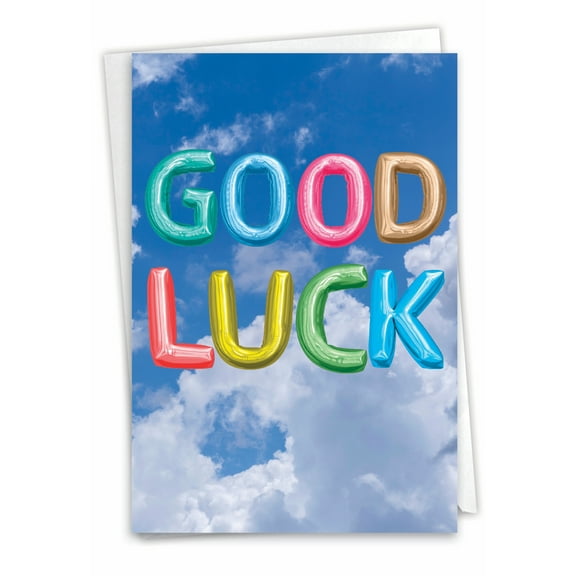 1 Good Luck Card with Envelope - (Not 3D or Layered) C5651SGLG