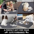 thumbnail image 5 of Indoor Door Mat, 36"x59"  Mats for Muddy Paws, Rubber Backing Non Slip Super Absorbent Washable Entryway Rug, Low-Profile Front  Door Mats, Inside Floor Doormats for Entryway, Dark Grey, 5 of 5